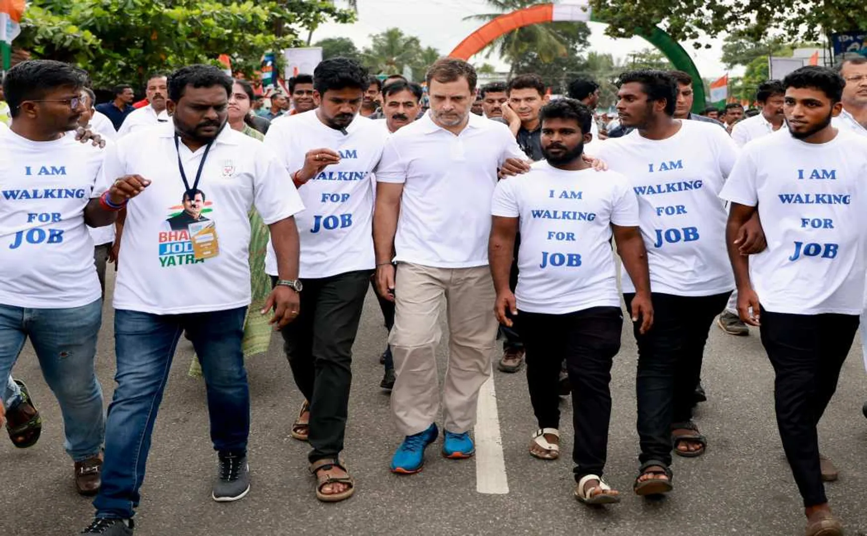 Rahul Gandhi MP started walking tour in Kerala!